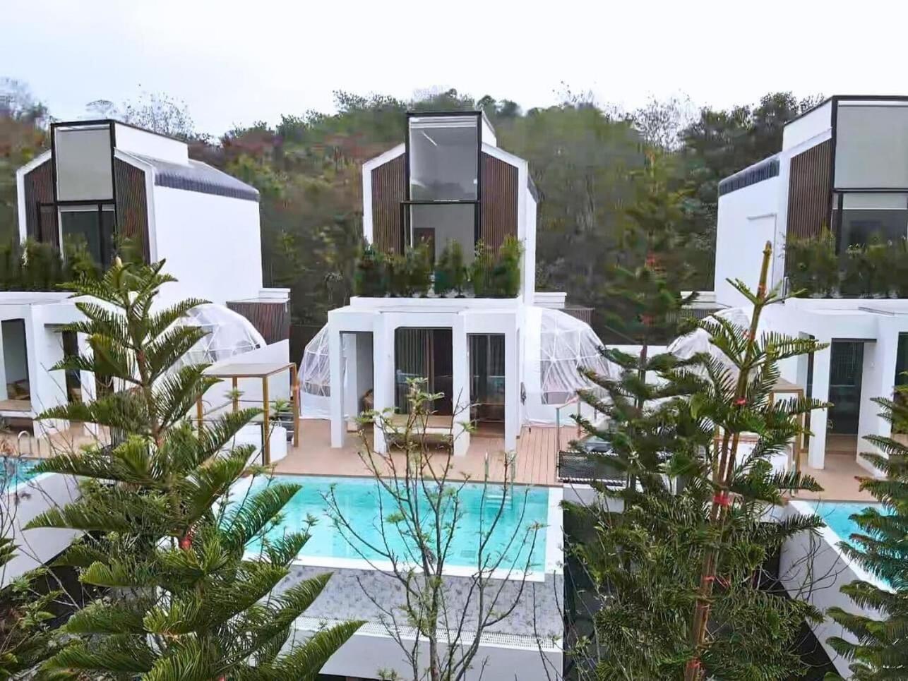 The X10 Nordic Tent And Glamping Pool Villa Khaoyai เขาใหญ่ - Sha Certified Ban Thung Sawang المظهر الخارجي الصورة