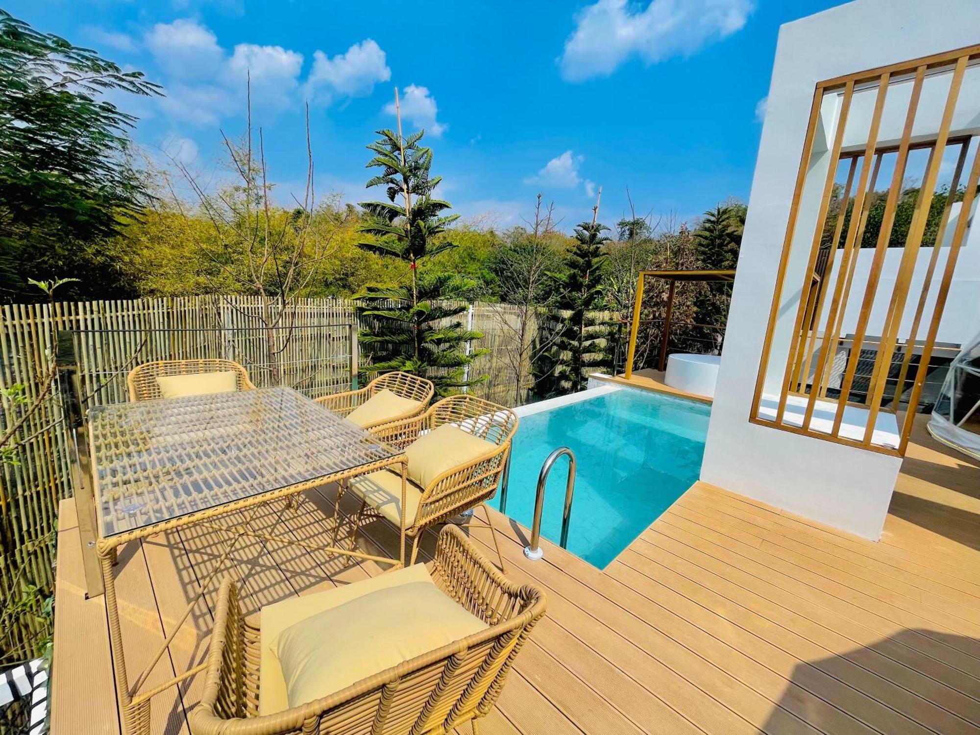 The X10 Nordic Tent And Glamping Pool Villa Khaoyai เขาใหญ่ - Sha Certified Ban Thung Sawang المظهر الخارجي الصورة