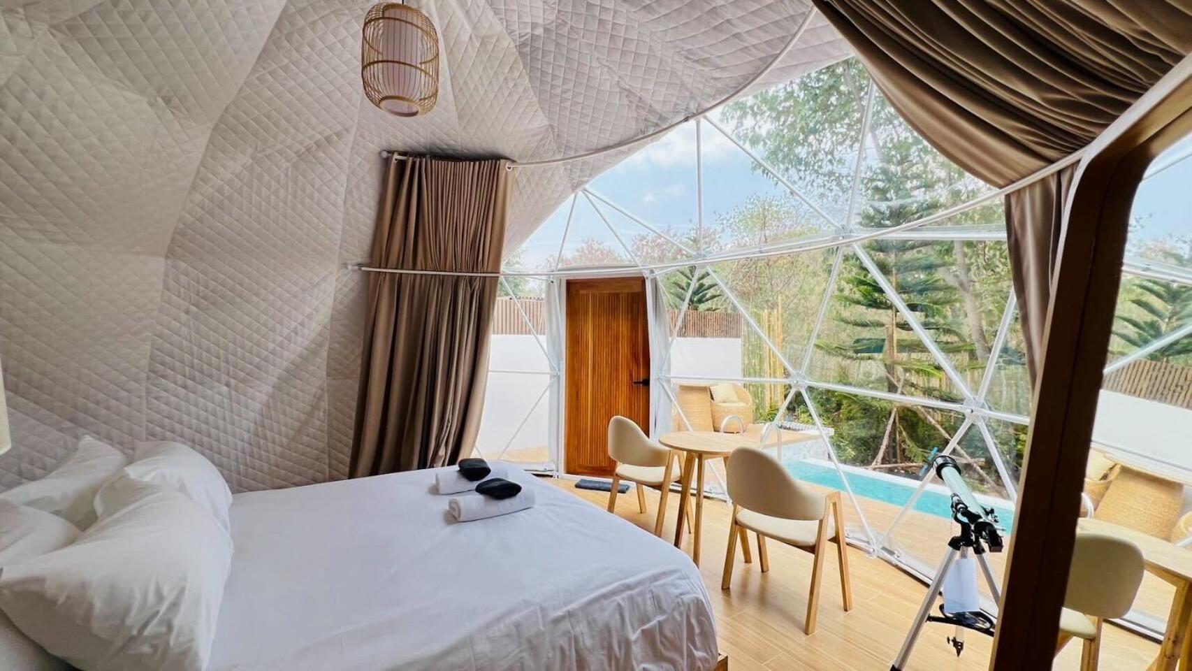 The X10 Nordic Tent And Glamping Pool Villa Khaoyai เขาใหญ่ - Sha Certified Ban Thung Sawang المظهر الخارجي الصورة