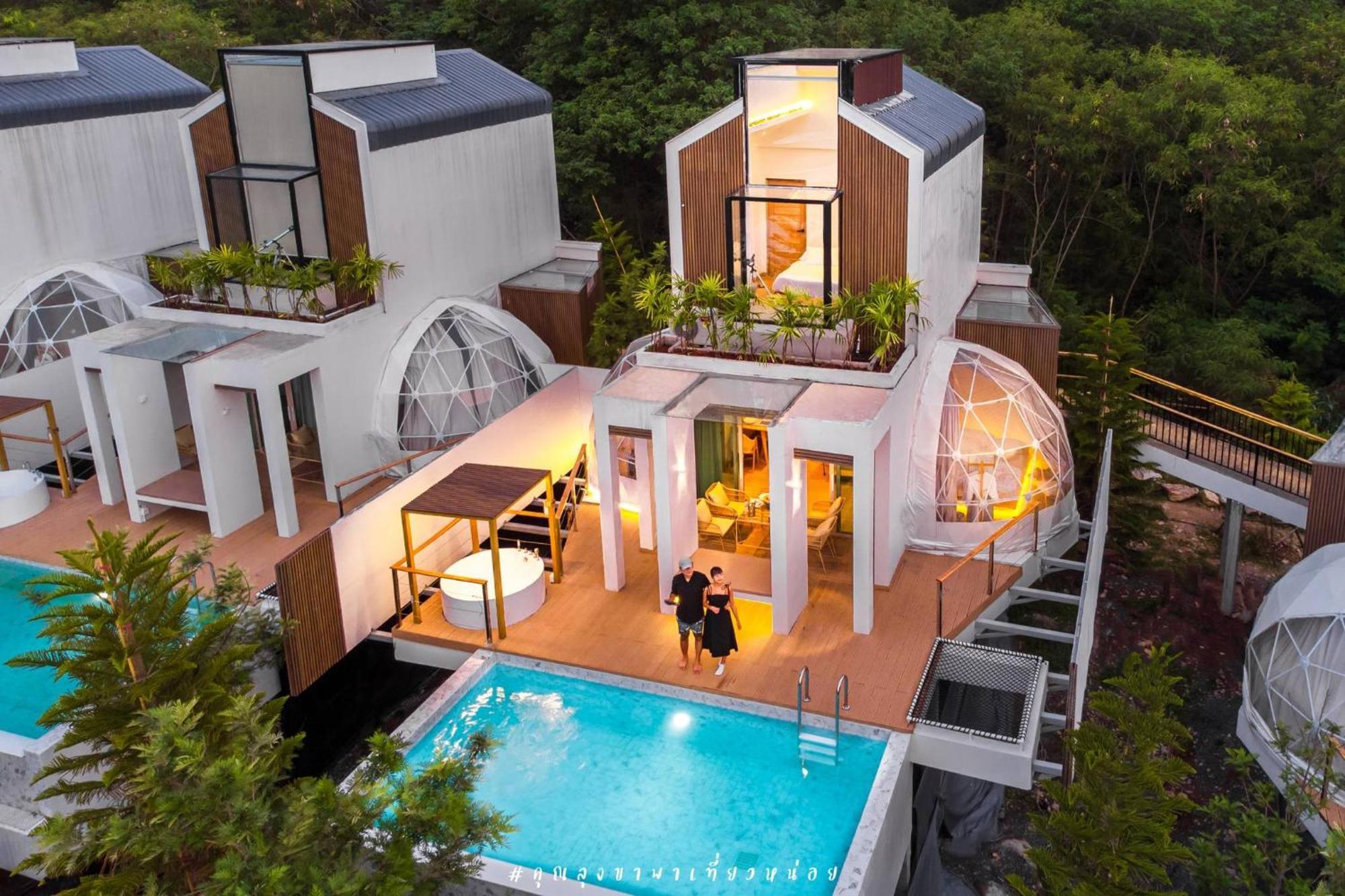The X10 Nordic Tent And Glamping Pool Villa Khaoyai เขาใหญ่ - Sha Certified Ban Thung Sawang المظهر الخارجي الصورة