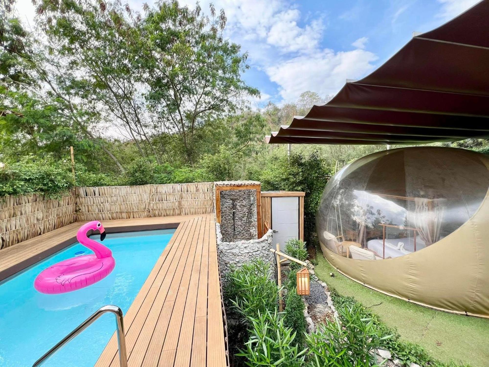 The X10 Nordic Tent And Glamping Pool Villa Khaoyai เขาใหญ่ - Sha Certified Ban Thung Sawang المظهر الخارجي الصورة